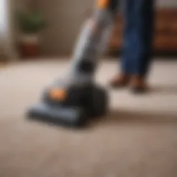 A pristine carpet cleaner ready for maintenance