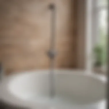 Using a plunger to clear a bathtub drain