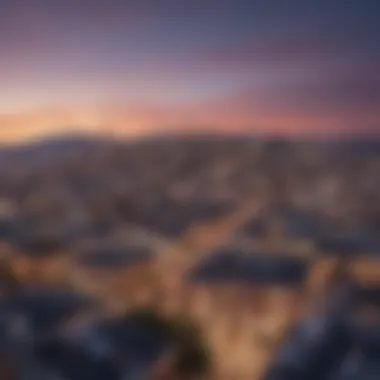 Panoramic view of San Francisco skyline highlighting studio apartments