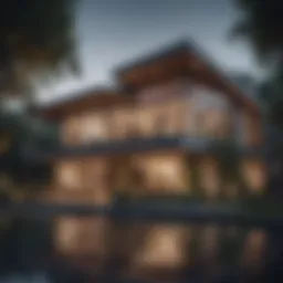 Visual representation of real estate investment returns