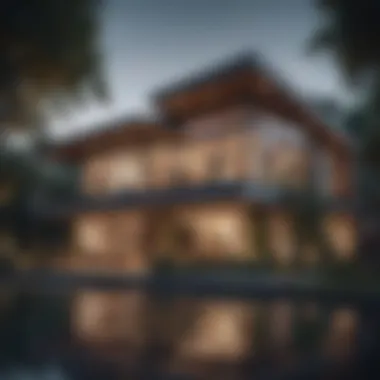 Visual representation of real estate investment returns