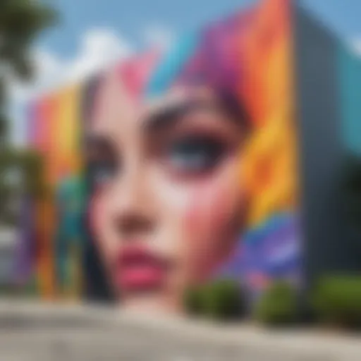 Vibrant street art in Wynwood