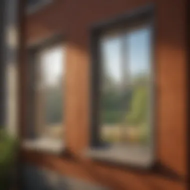 Transforming Windows: A Before and After View Before and after comparison of window cleanliness