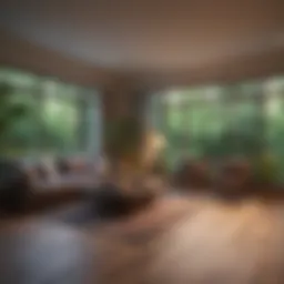Detailed floor plan showcasing room dimensions