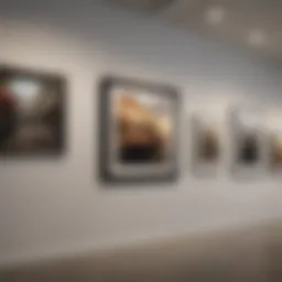 Variety of picture hangers for heavy artwork displayed