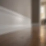 A pristine baseboard in a well-lit room