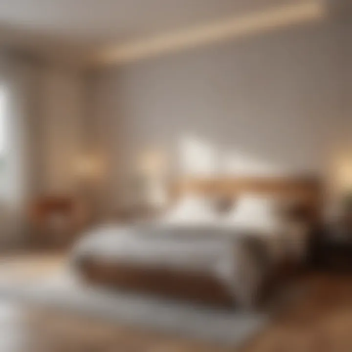 Bright and inviting bedroom with natural light