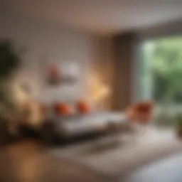 A welcoming spare room set up for rental