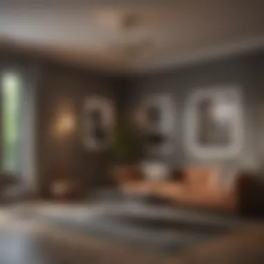 Enhancing Interiors with Art A stylish interior featuring hung artwork