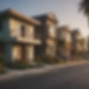 Vibrant neighborhood scene in Pacific Beach