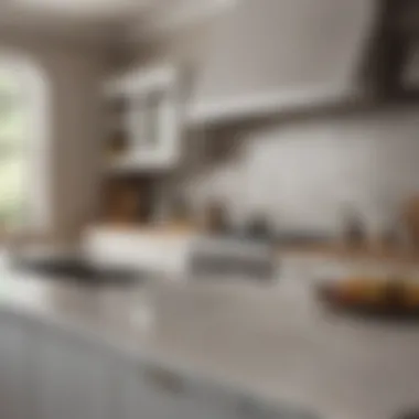 An organized kitchen with gleaming countertops