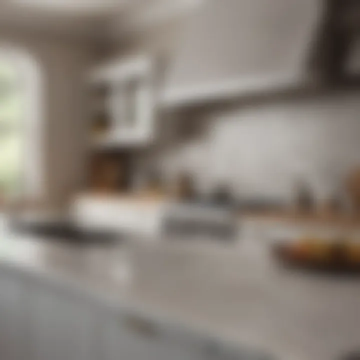 An organized kitchen with gleaming countertops