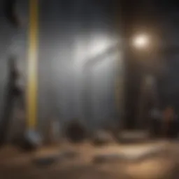 Tools for measuring wall dimensions