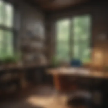 Inspiration for Financial Planning A creative workspace filled with inspirational budgeting resources