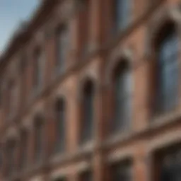 Stunning facade of Eckington Apartments showcasing architectural details