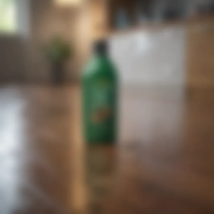 Natural cleaning products suitable for laminate floors