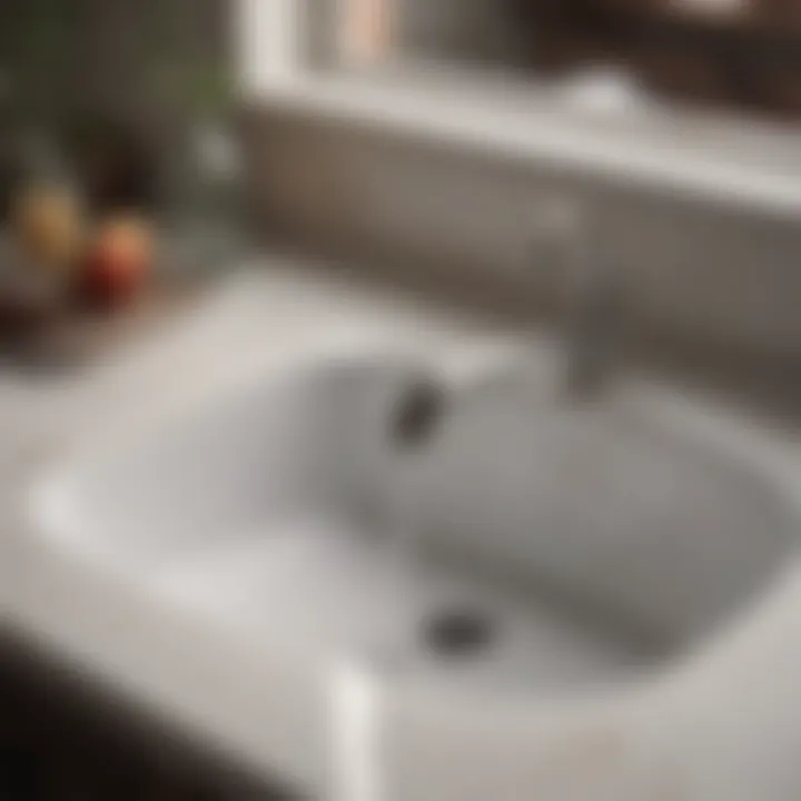 A clean and functioning sink