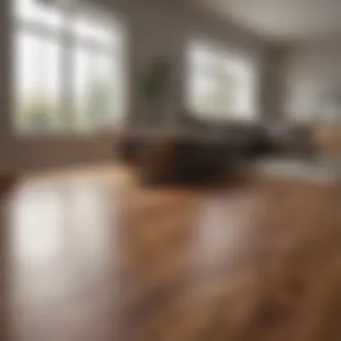 Before and After Cleaning Laminate Floors Before and after comparison of a cleaned laminate floor