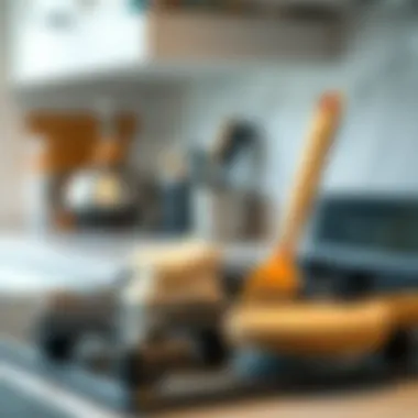 Essential cleaning tools for flat top stove maintenance