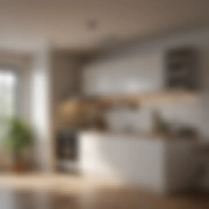 Compact kitchen with modern appliances