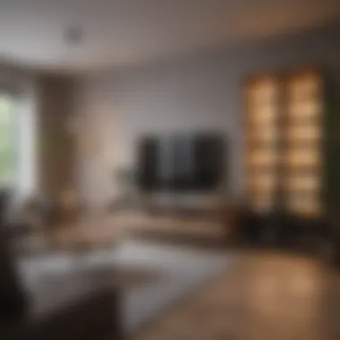 Multi-functional furniture pieces in a small apartment