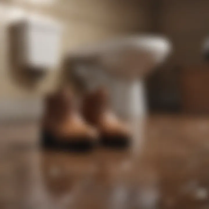A guide illustrating common toilet clogs and their solutions