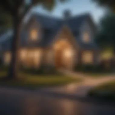 Charming Homes in DFW Neighborhood Charming residential street showcasing affordable homes