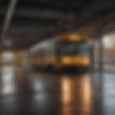 Transportation Options in DFW Public transportation hub in the DFW region