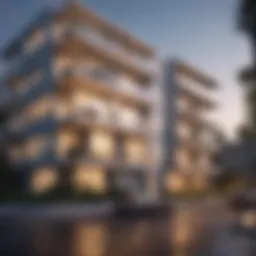 Modern architectural design of Beverly Apartments