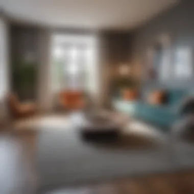 Contemporary Living Spaces Modern rental apartment showcasing contemporary design