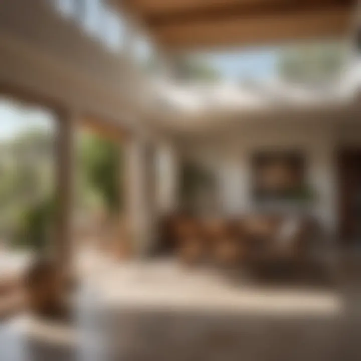 Interior view of a Casita Linda home highlighting open spaces and natural light