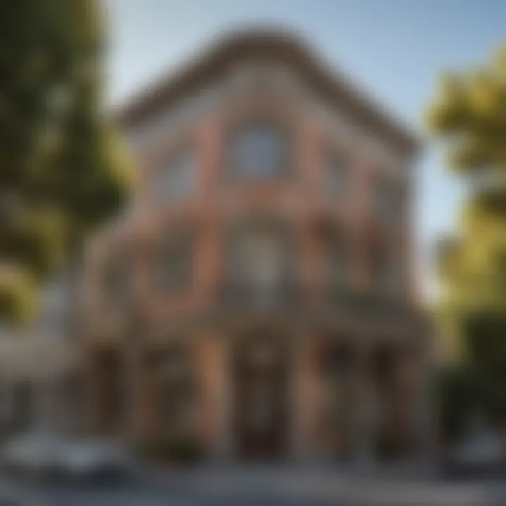 Historic architecture in Oakland's downtown area