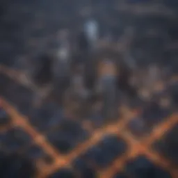 Aerial view of Dallas skyline showcasing modern architecture