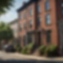 Charming historic streetscape in Georgetown