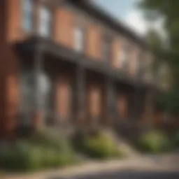 Charming street view of a historic Denver neighborhood