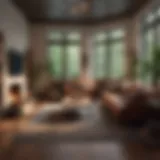 A cozy living space showcasing home sharing