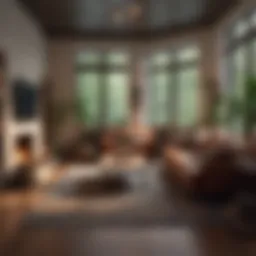 A cozy living space showcasing home sharing