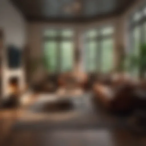 A cozy living space showcasing home sharing