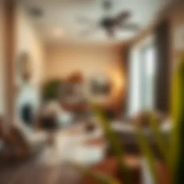 Cozy Interior Decor Cozy interior of a rental home with contemporary decor