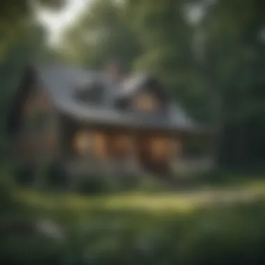 Charming rural cottage surrounded by nature and greenery