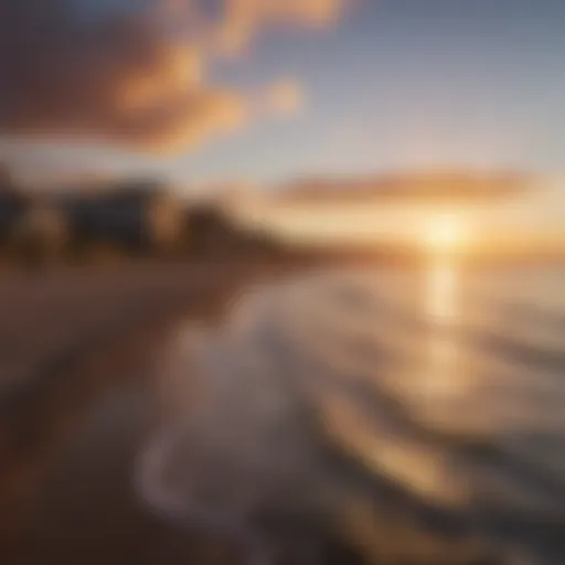 Stunning waterfront view of Alki Beach at sunset