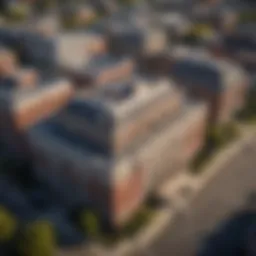 Aerial view of Washington, D.C. showcasing diverse architecture