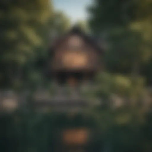 Serene lake house with a dock surrounded by trees
