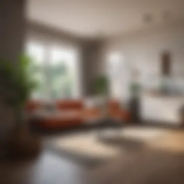 Interior Design that Harmonizes Comfort and Modernity Cozy interior of a little village apartment reflecting modern design