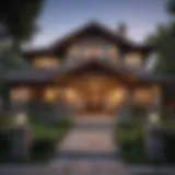 Elegant Craftsman style home with detailed woodwork