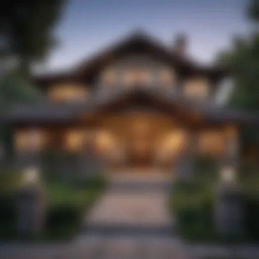 Elegant Craftsman style home with detailed woodwork