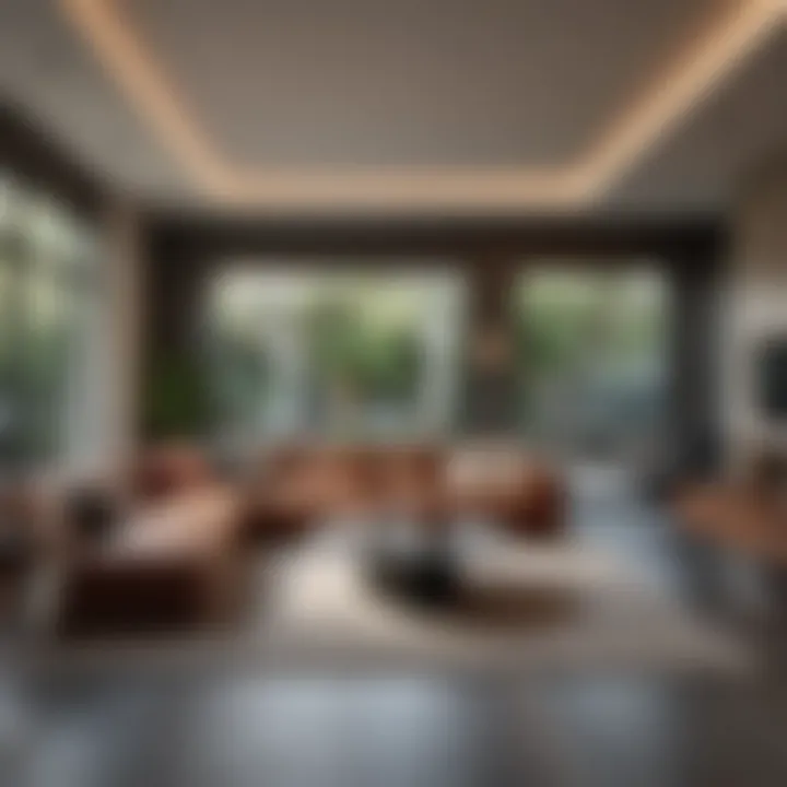 Stylish interior showcasing innovative design trends