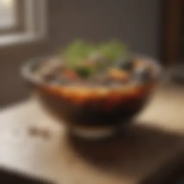 Natural Ingredients for Effective Drain De-Clogging A bowl filled with natural ingredients used for drain de-clogging