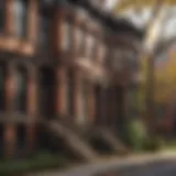 Tranquil streets lined with historic brownstones
