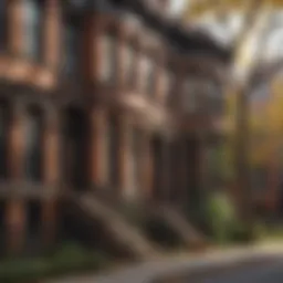 Tranquil streets lined with historic brownstones